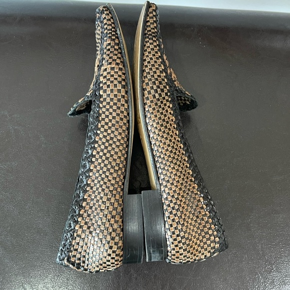 Raffaella Venturini brown and black leather loafers size 9 Eu 40 - Picture 8 of 17